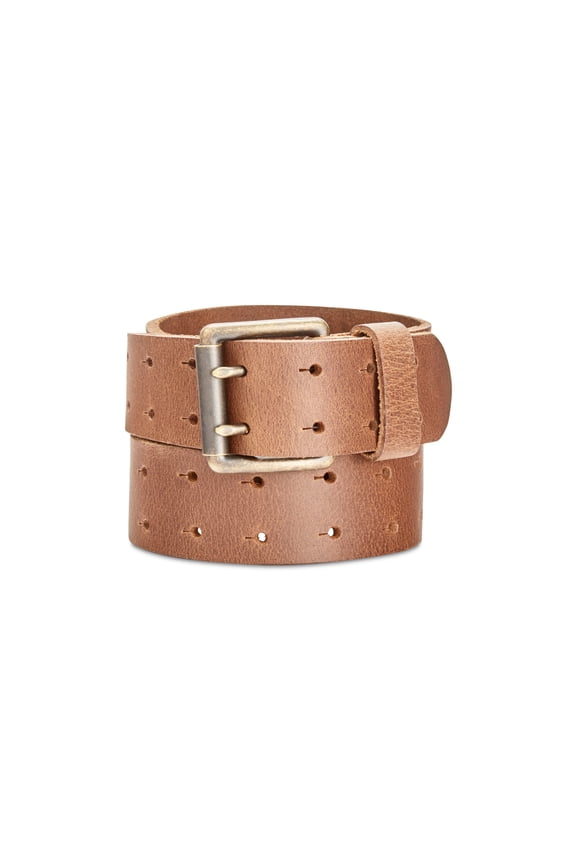 Levis Mens Leather Belt Belt Tan S