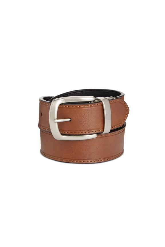 Levis Mens Stitched Reversible Belt Tanblack L