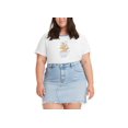 thumbnail image 1 of Levis Trendy Plus Size Cropped Jordie T-Shirt Dreamy Dandelion White 3X, 1 of 1