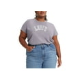 thumbnail image 1 of Levis Trendy Plus Size Logo Cotton T-Shirt Misty Lilac 1X, 1 of 1