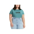 thumbnail image 1 of Levis Trendy Plus Size Logo Perfect T-Shirt Angel Blue 2X, 1 of 1