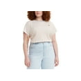 thumbnail image 1 of Levis Trendy Plus Size Logo Perfect T-Shirt Thyme Peach Puree 2X, 1 of 1