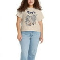 thumbnail image 1 of Levis Women’s  Graphic Varsity Tee, Natural, Medium, 1 of 1
