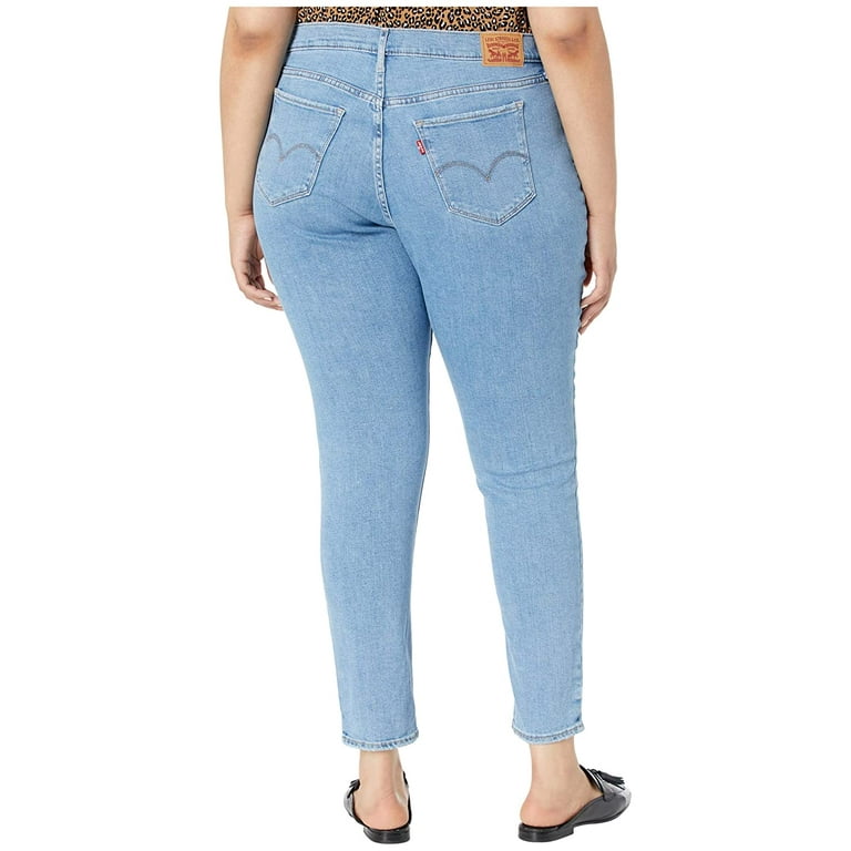 Levis Women s Plus Size 711 Stretch Mid Rise Skinny Jeans Walmart