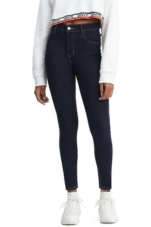 Levis Womens 720 High Rise Super Skinny Jeans Standard and Plus Standard Indigo Atlas Waterless 26 Short