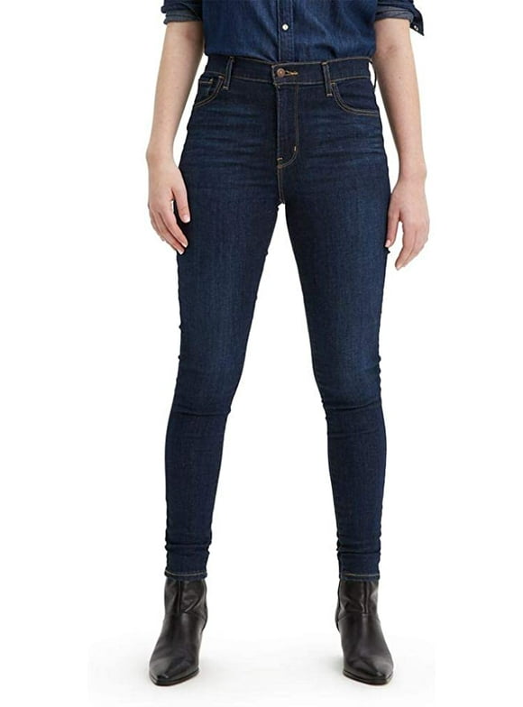 Levis Womens 720 High Rise Super Skinny Jeans Standard and Plus Standard Indigo Daze Waterless 33 Short