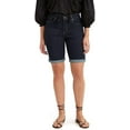 thumbnail image 1 of Levis Womens Bermuda Short Standard 24 Royal Rinse - Dark Indigo Waterless, 1 of 4