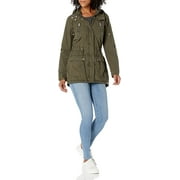 LEVI'S Levis Womens Cotton Hooded Anorak Jacket Standard Plus Sizes Plus Size 1X Olive