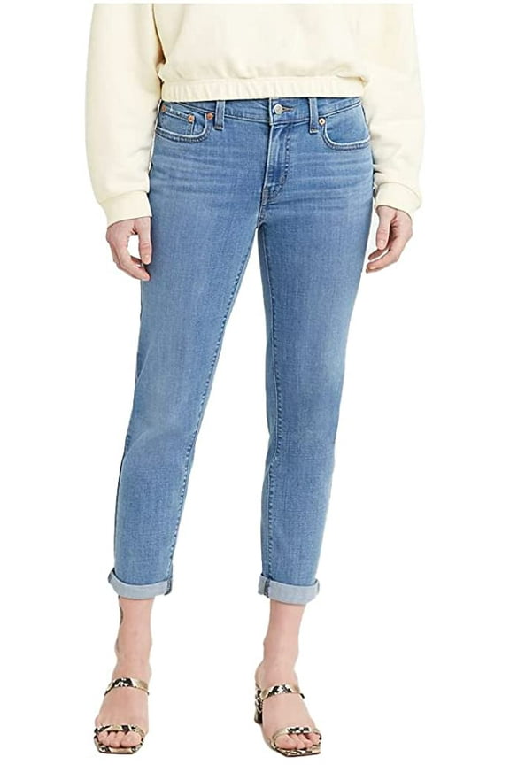 Levis Womens New Boyfriend Jeans Standard 29 Lapis Topic Waterless