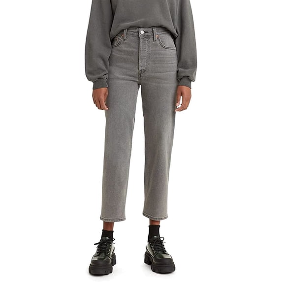 Levis Womens Ribcage Straight Ankle Jeans Standard Water