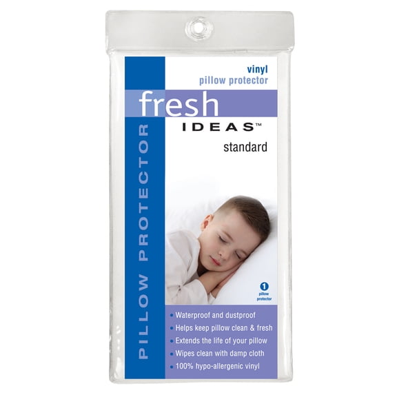 Fresh Ideas Waterproof Vinyl Pillow Protector, Standard