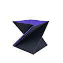 Levit8 The flat folding portable standing desk,Periwinkle,Small