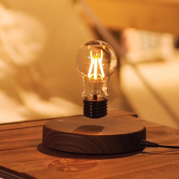 Levitating Light Bulb, Magnetic Floating Levitation Bulb Lamp, Magnetic Levitating Decoration for Room And Office, Unique Tech Gift for Business And Christmas