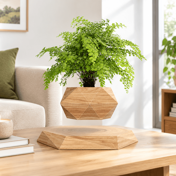 Levitating Magnetic Floating Air Bonsai Planter for Office and Home Decoration
