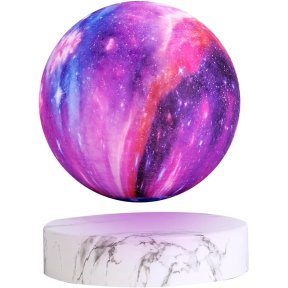 Levitating Moon Lamp with Magnetic Floating and Spinning Base 3D Printed Surface 16 Colors 20 Lighting Modes Marble Base Galaxy Design Bestseling