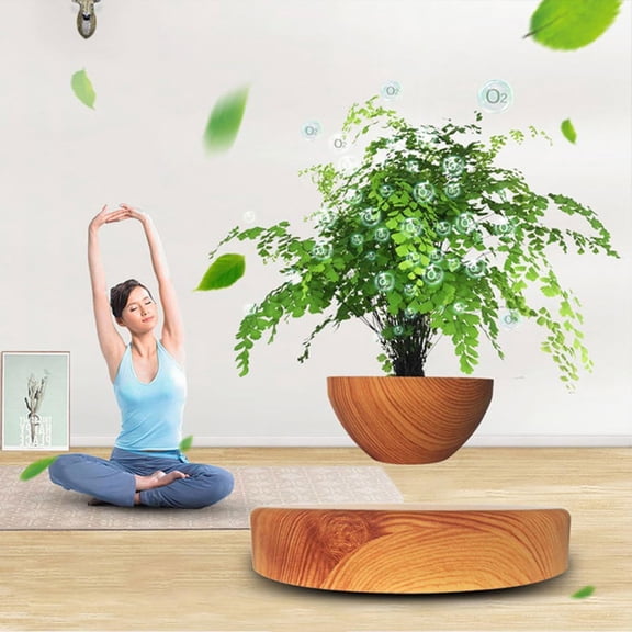 Levitating Plant Pot - Magnetic Floating Plant, Hanging Planters for Indoor Plants