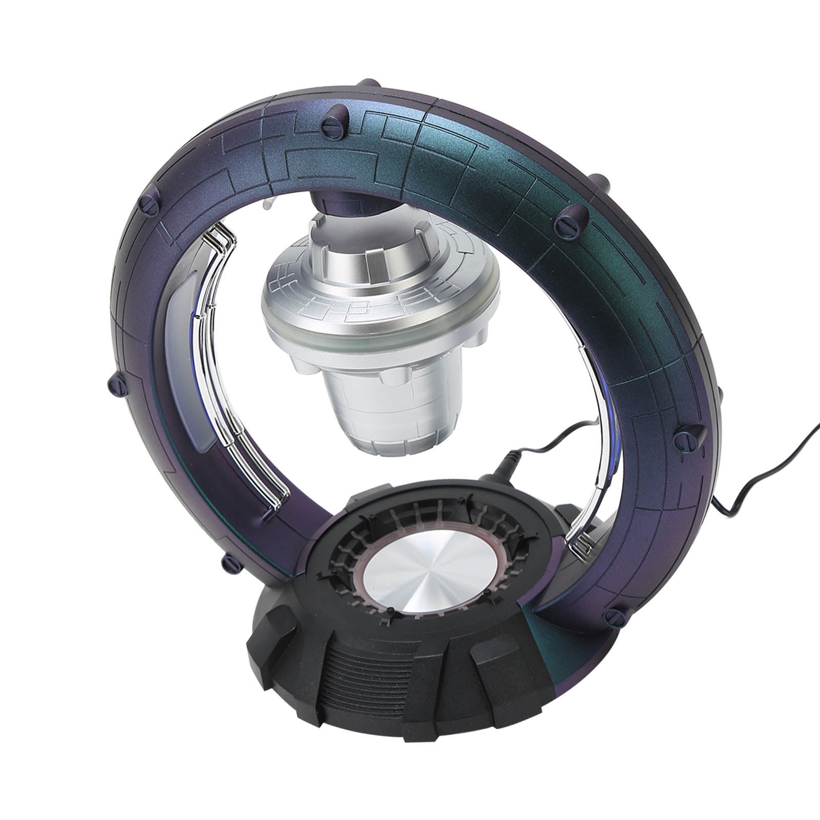 Levitating Speaker,Levitating Speakers With LED Lights Base 360 Degree Rotation,Touch Control