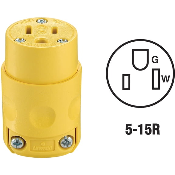 Leviton 000-515CV-000 Commercial Grade Straight Blade Connectors