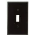 thumbnail image 1 of WALLPLATE TOGL 1G BROWN (Pack of 1), 1 of 2