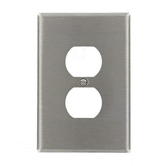 WALL PLATE SILVER 1GANG (Pack of 1)