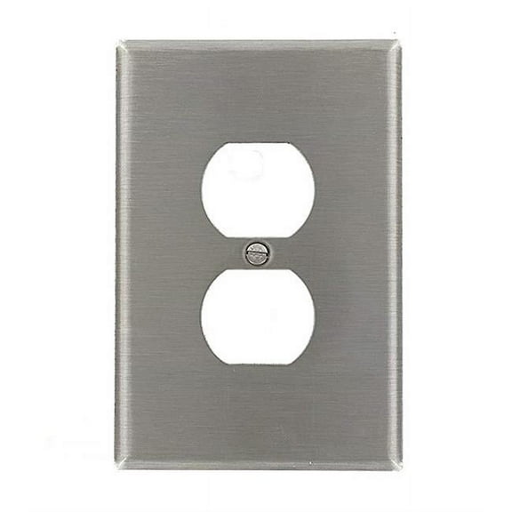 WALL PLATE SILVER 1GANG (Pack of 1)