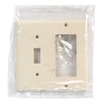 thumbnail image 1 of Leviton 007-80405-00T Decorator Wall Plate, 2 Gangm, Light Almond, 1 of 1