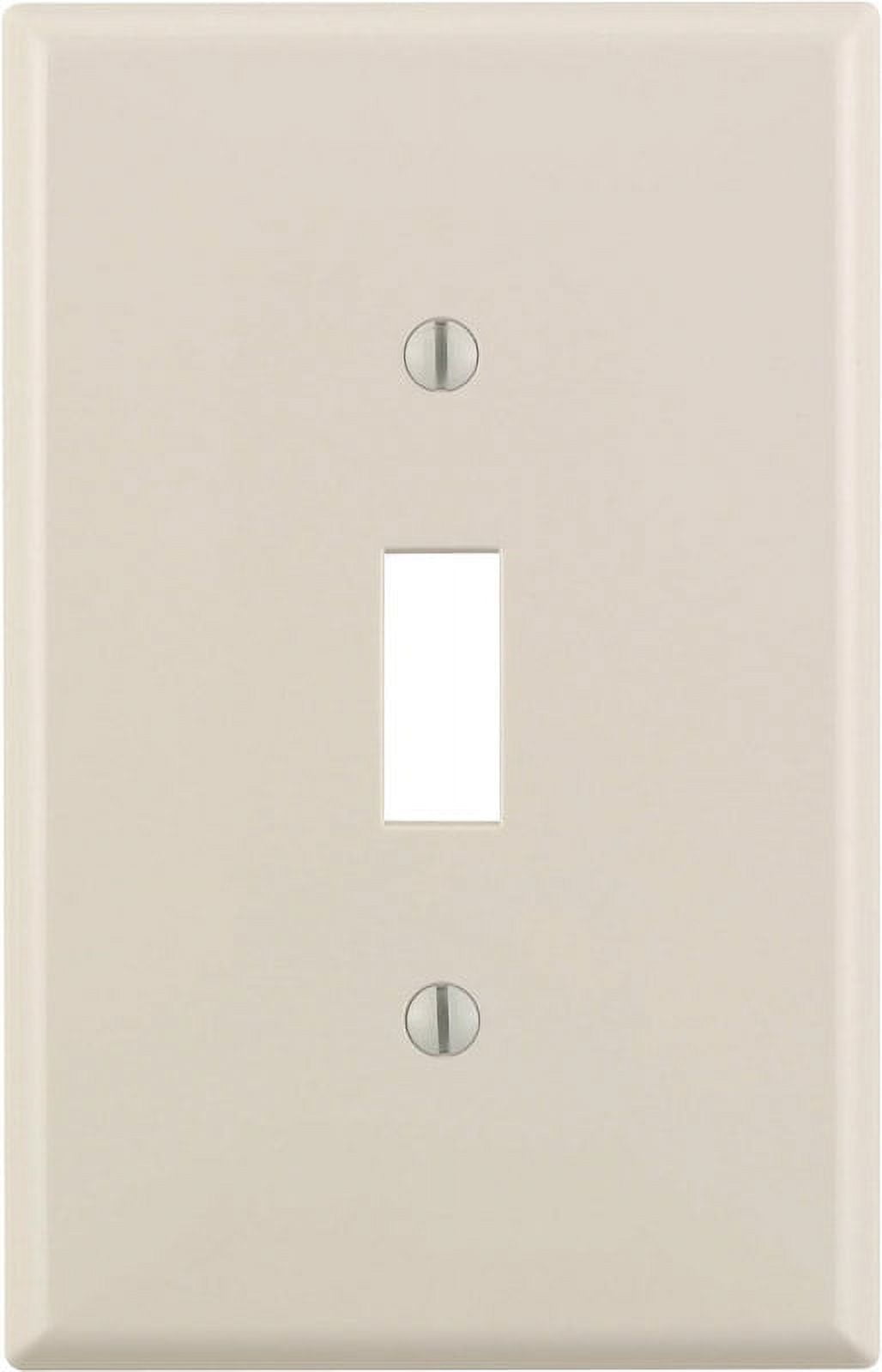 Midway Light Almond Nylon Toggle Wall Plate
