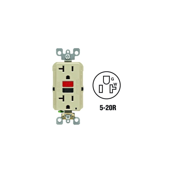Leviton SmartLockPro Self-Test GFCI Outlet - Pack of 24