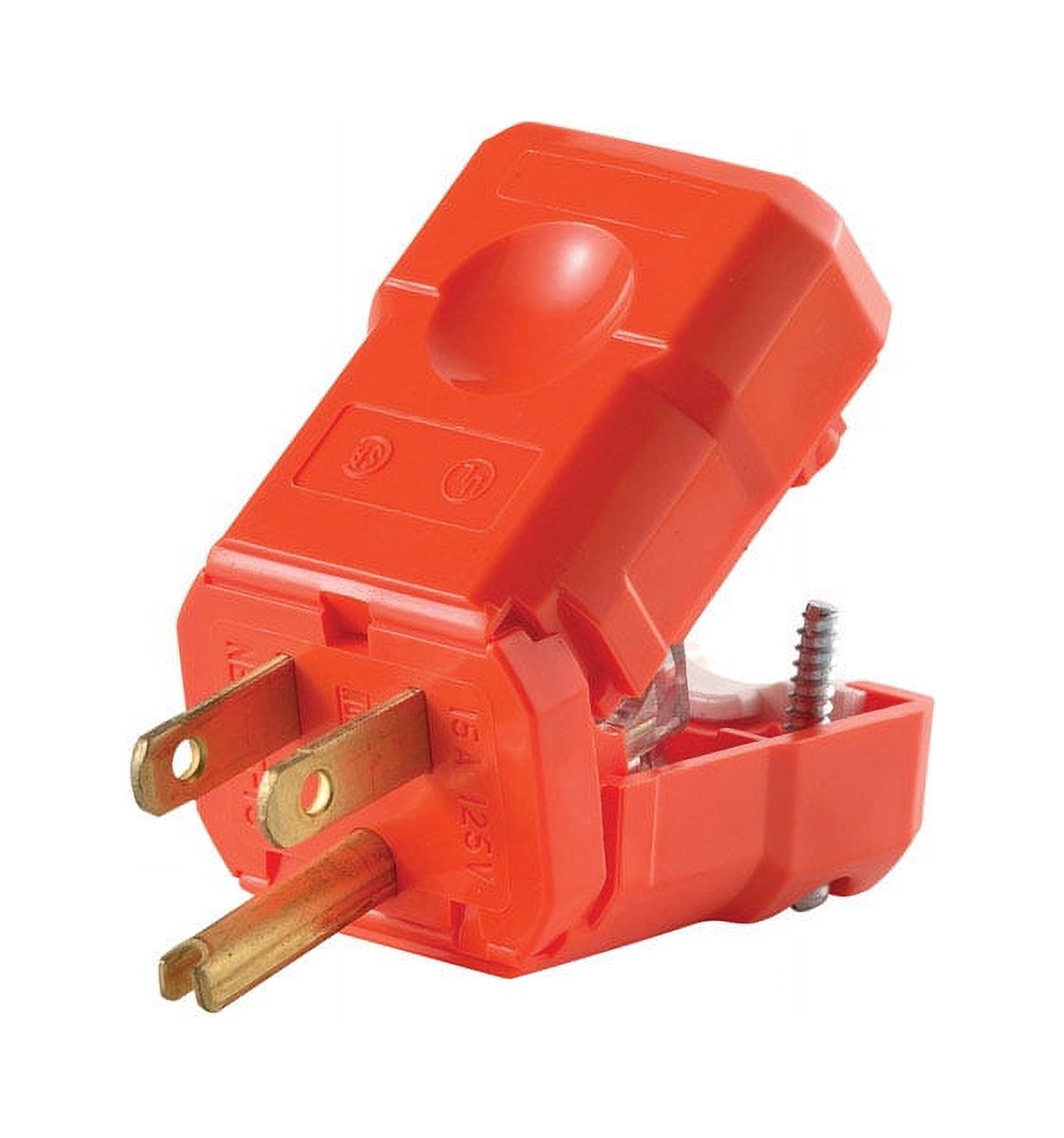 Urate Plug Python Leviton 05256-BVO High Visibility Nylon Python Plug, 15 Amp - Walmart.com