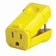 thumbnail image 1 of Leviton 05259-0Vy 15A 125V 2-Pole Industrial Grade Straight Blade Connector, 1 of 1