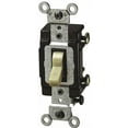thumbnail image 1 of Leviton 05501-LHI Lighted Commercial Grade Toggle Switch, 15 Amp, Ivory, 1 of 2