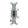 thumbnail image 1 of Leviton 068-Cs120-2e 20a 120/277v Black Commercial Specification Grade Single-Pole Toggle Switch, 1 of 1
