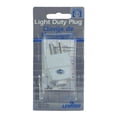 thumbnail image 1 of Leviton Plug 101-WP Polarized 1-15P Residential Grade - 15 Amp 125 Volt - White, 1 of 4