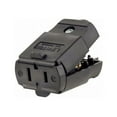 thumbnail image 1 of Leviton 102-EP Straight Blade Connector Residential Grade - 15A 125V - 24 Pack, Black, 1 of 1