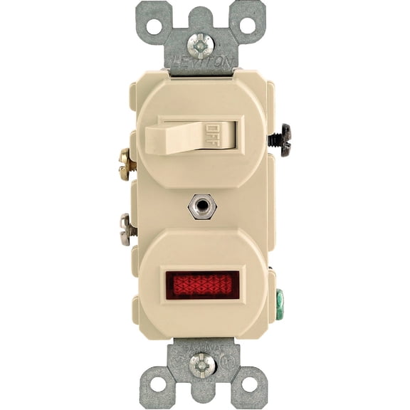 Leviton 105-5226-ISP Lighted Pilot Switch