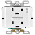 Leviton Dual-Function AFCI/GFCI Outlet, 15 Amp, Self Test, Tamper-Resistant with LED Indicator Light, Protection from Both Electrical Shock and Electrical Fires in One Device, AGTR1-W, White