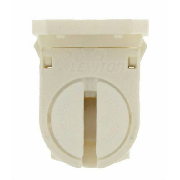 Leviton 13654-SNP Miniature Bi-Pin T5 Dedicated Snap-In Slide-On Fluorescent Lampholder