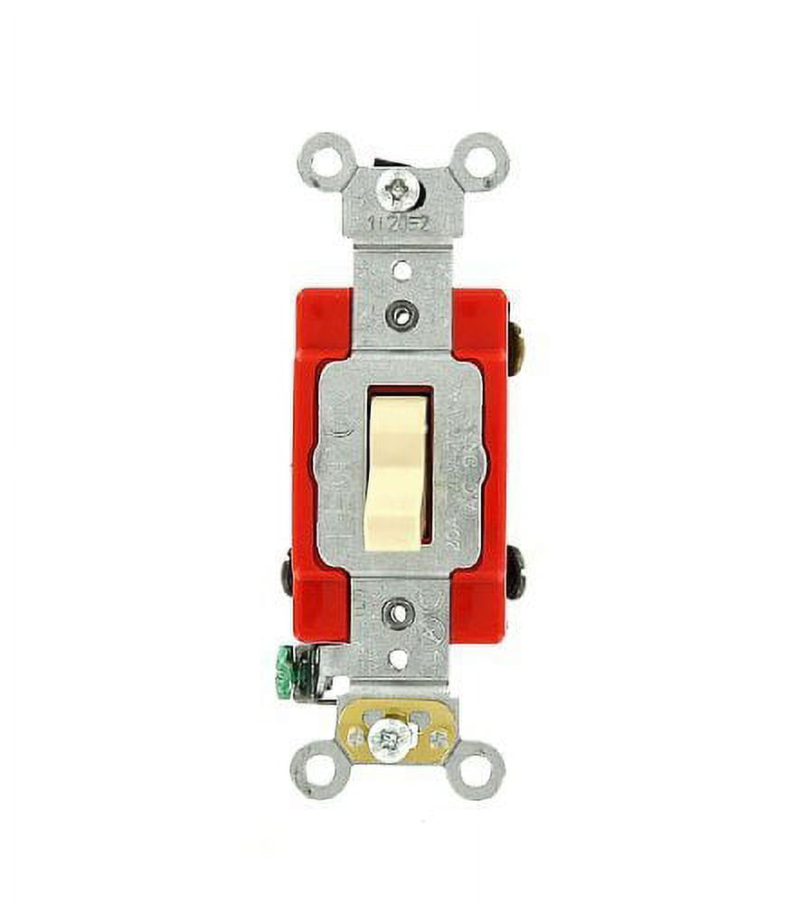 Leviton 1224-2I 20 Amp, 120/277 Volt, Toggle 4-Way AC Quiet Switch ...