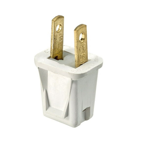 Leviton 123-007 Easy Wire Plug 15A-125V, White