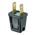 thumbnail image 1 of Leviton 123 10 Amp, 125 Volt, Plug, Non-Polarized, Non-Grounding, Brown, 1 of 2