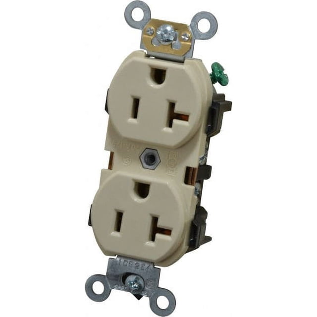 20 A 125 VAC NEMA 5 20R HOSPITAL GRADE SELF GROUNDING DUPLEX visual data 7