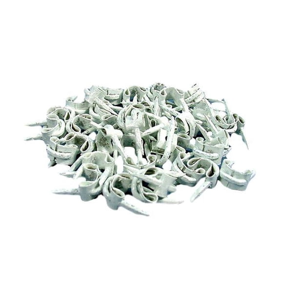 Leviton 12533 White 5/8" Long Insulated Fastening Staples- Pack of 40