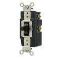 thumbnail image 1 of Leviton 1287 Brown Single Pole Double Throw Maintained Toggle Switch 30A, 1 of 2