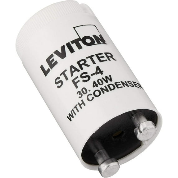 Leviton 13891 Fluorescent Lamp Starter Basic 13, 30 and 40W FS-4