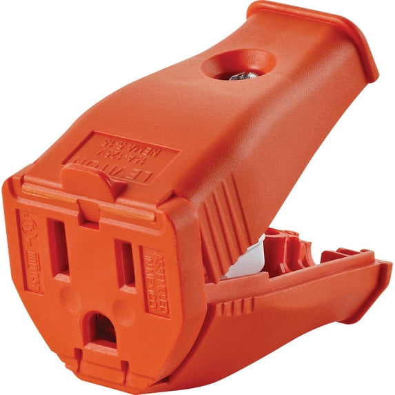 Leviton 15A Orange Grd Connector