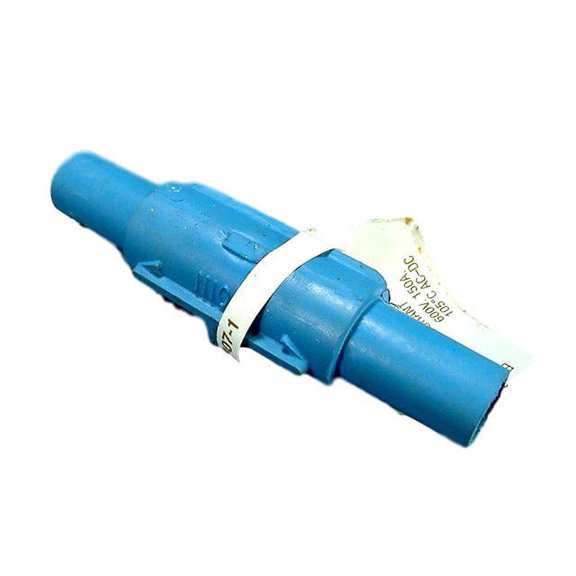 Leviton 15A23-B Blue 15 Series Taper Nose Double Female Multi Way Cam-Type Connector