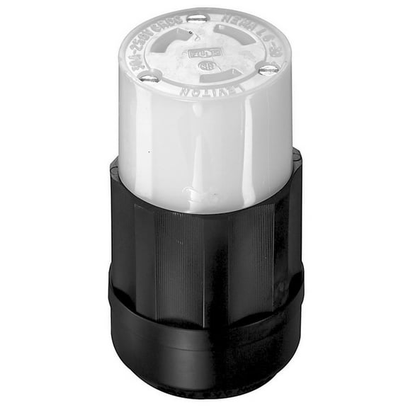 Leviton 165-C2623 30 Amp 3W, 2P NEMA L6-30R Locking Connector