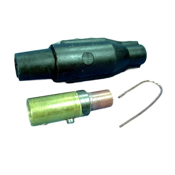 Leviton 16V26-E Black 16 Series Female Vulcanized Crimped Cam-Type Plug