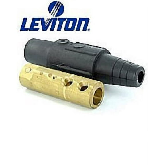 Leviton 17D26-R Red 17 Series Female Double Set Screw Detachable Cam-Type Plug