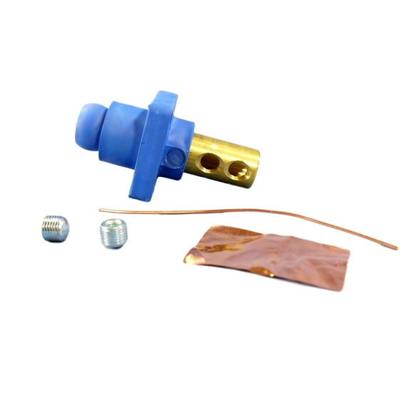 Leviton 18R24-B Blue 18 Series Ball Nose Female Double Set Screw Cam-Type Panel Receptacle